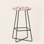 Foraged Mushrooms and Fall Acorns Stool Gallery Image 1