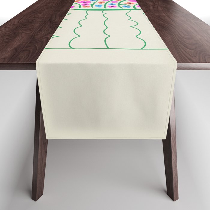 Flower Market 08: Rome Table Runner Gallery Image 1