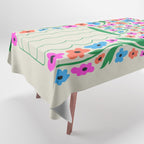 Flower Market 08: Rome Tablecloth Gallery Image 1