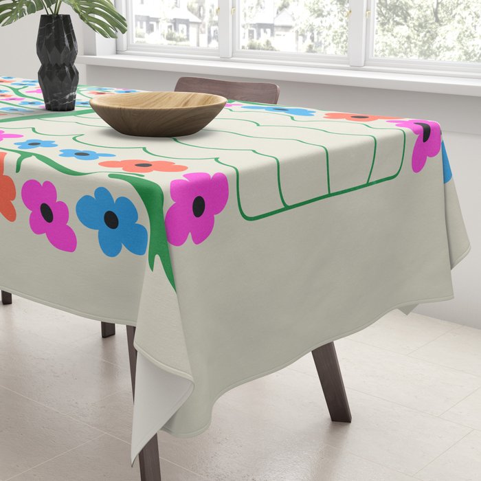 Flower Market 08: Rome Tablecloth Gallery Image 3