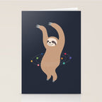Sloth Galaxy Stationery Card Gallery Image 2
