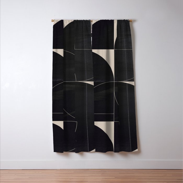 Minimal Geometric Shapes 210 Window Curtain Gallery Image 3