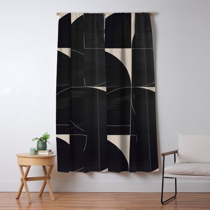 Minimal Geometric Shapes 210 Window Curtain Gallery Image 5