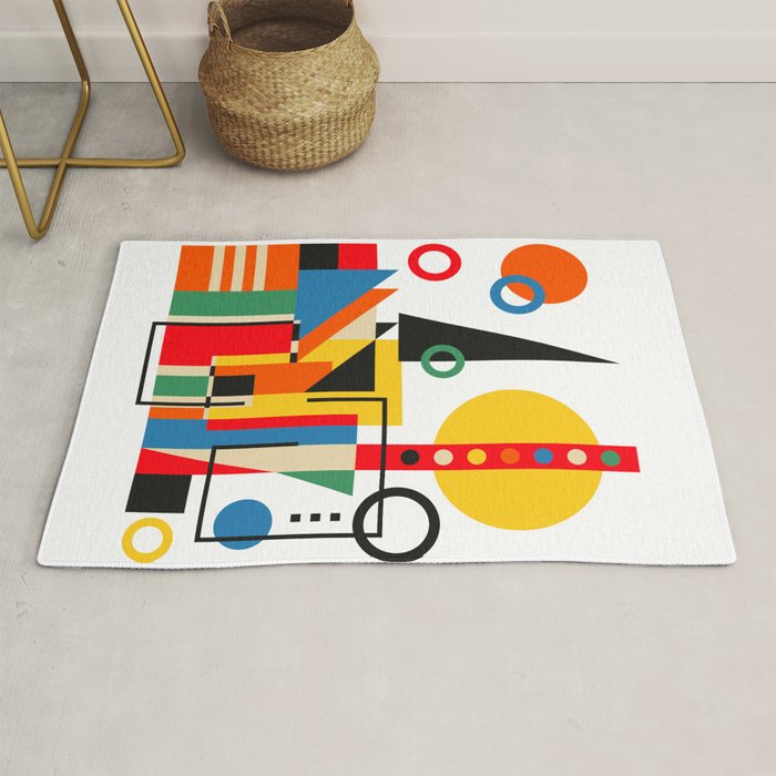 Colorful Cityscape Rug Gallery Image 1