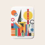 Colorful Cityscape Bath Mat Gallery Image 1