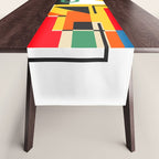 Colorful Cityscape Table Runner Gallery Image 1