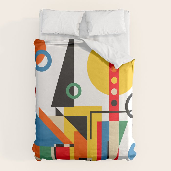 Colorful Cityscape Duvet Cover Gallery Image 6