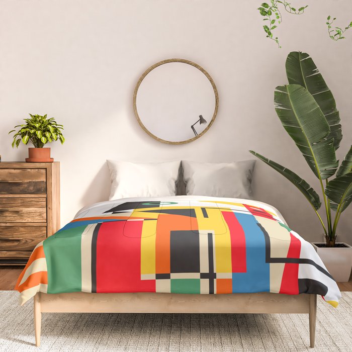 Colorful Cityscape Comforter Gallery Image 3