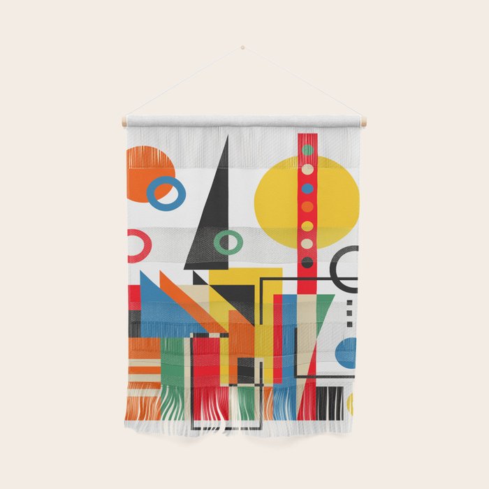 Colorful Cityscape Wall Hanging Gallery Image 1