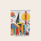 Colorful Cityscape Wall Hanging Gallery Image 1