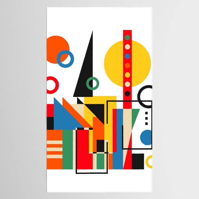 Colorful Cityscape Tablecloth Gallery Image 2