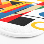 Colorful Cityscape Bath Mat Gallery Image 3