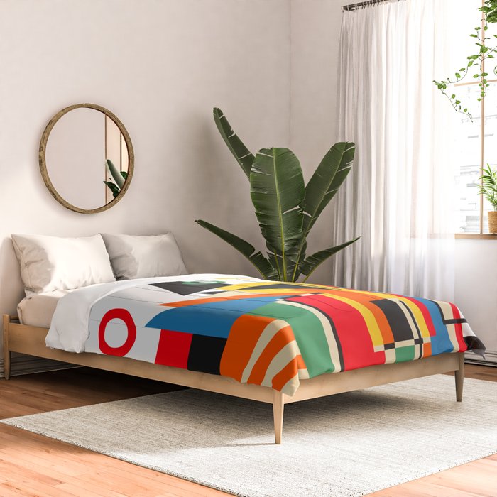 Colorful Cityscape Comforter Gallery Image 2
