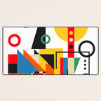 Colorful Cityscape Desk Mat Gallery Image 3