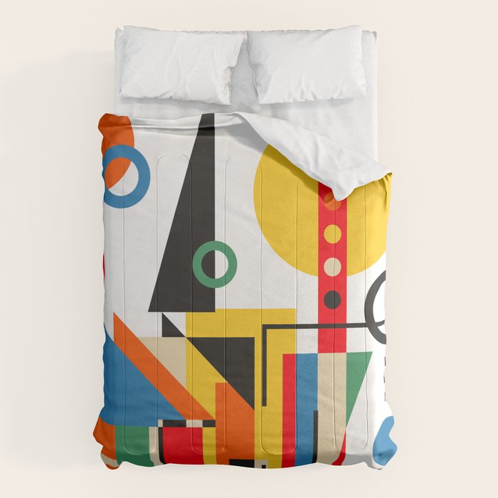 Colorful Cityscape Comforter Gallery Image 1