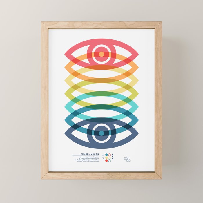 Tunnel vision Mini Art Print Gallery Image 1