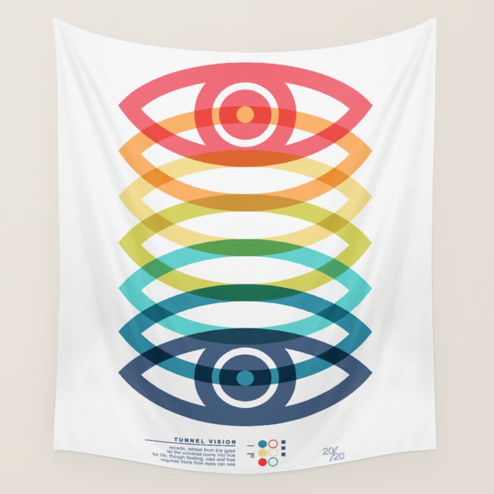 Tunnel vision Wall Tapestry Gallery Image 1