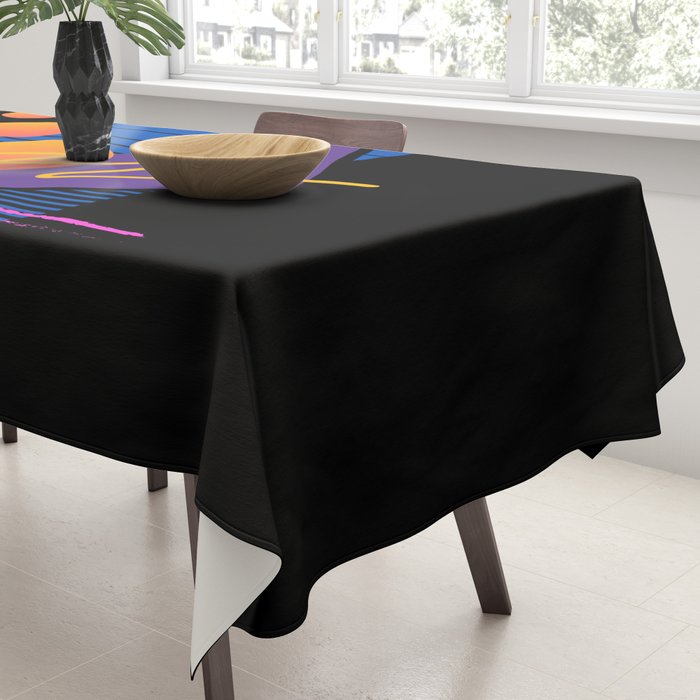 Memphis pattern 112 - 80s / 90s Retro Tablecloth Gallery Image 3