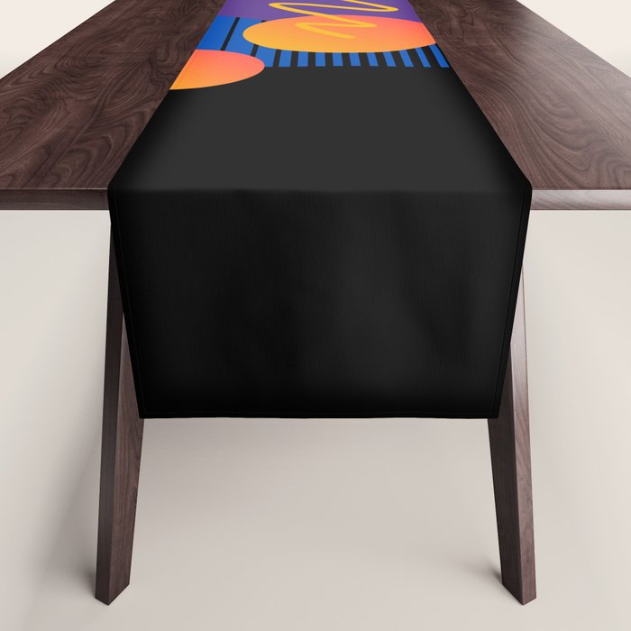 Memphis pattern 112 - 80s / 90s Retro Table Runner Gallery Image 1