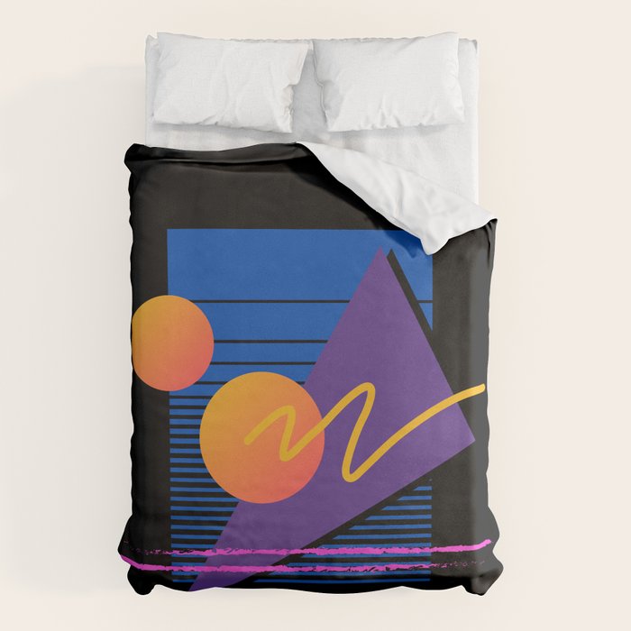 Memphis pattern 112 - 80s / 90s Retro Duvet Cover Gallery Image 1