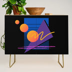 Memphis pattern 112 - 80s / 90s Retro Credenza Gallery Image 1