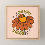 One Lucky Virgo Mini Art Print Gallery Image 1