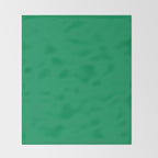NOW FERN GREEN SOLID COLOR Throw Blanket Gallery Image 2