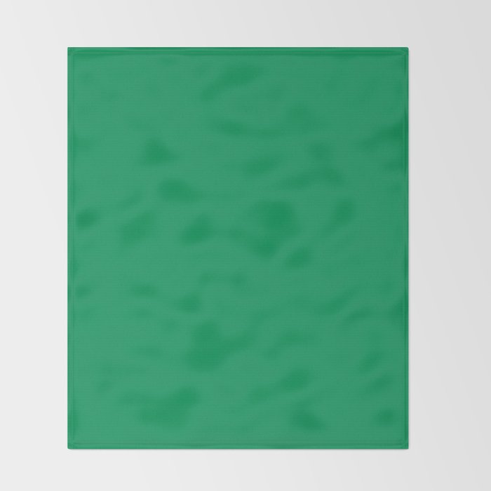 NOW FERN GREEN SOLID COLOR Throw Blanket Gallery Image 2