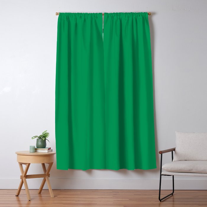 NOW FERN GREEN SOLID COLOR Window Curtain Gallery Image 5