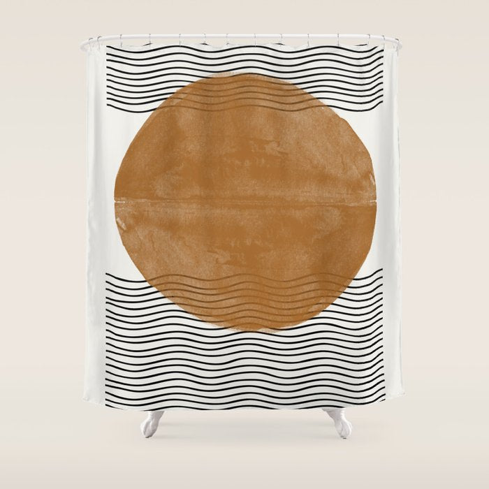 Sun and the water Shower Curtain Gallery Image 1