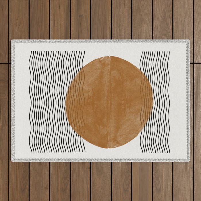 Sun and the water Outdoor Rug Gallery Image 1