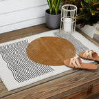 Sun and the water Outdoor Rug Gallery Image 2