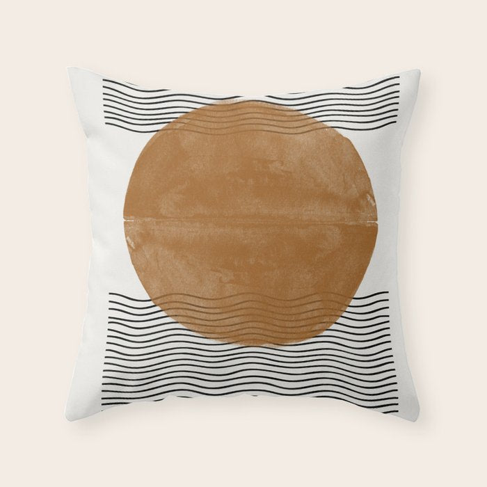Sun and the water Throw Pillow Gallery Image 6