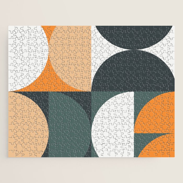 Mid Century Geometric 15B Jigsaw Puzzle Gallery Image 1