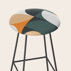 Mid Century Geometric 15B Stool Gallery Image 2