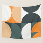 Mid Century Geometric 15B Wall Tapestry Gallery Image 4