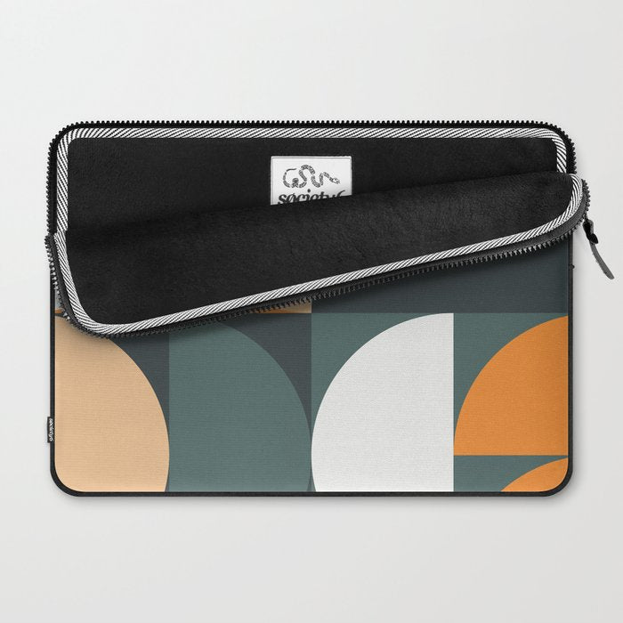 Mid Century Geometric 15B Laptop Sleeve Gallery Image 2