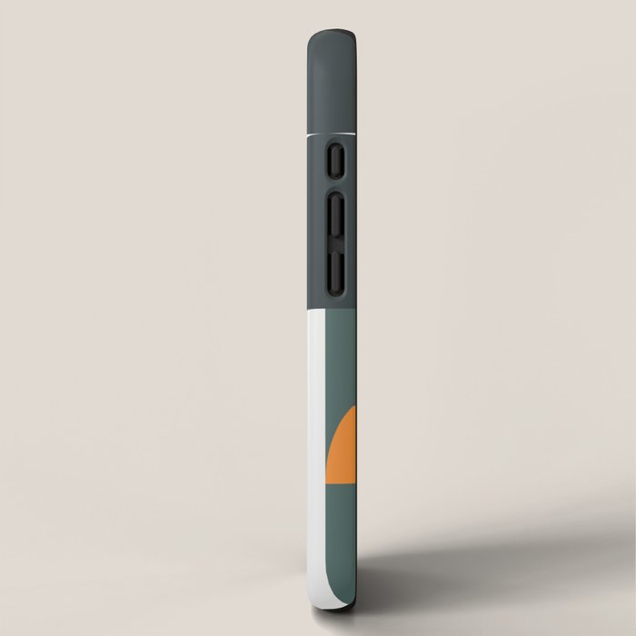 Mid Century Geometric 15B iPhone Case Gallery Image 2