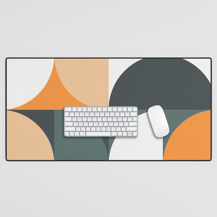 Mid Century Geometric 15B Desk Mat Gallery Image 1