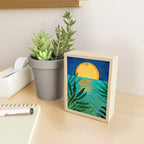 Moon Rise Tropical Landscape Mini Art Print Gallery Image 2