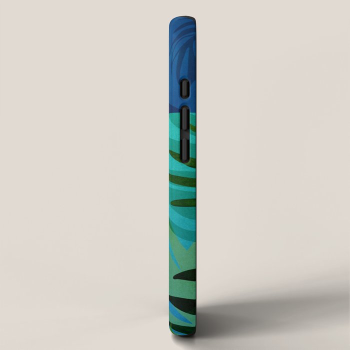 Moon Rise Tropical Landscape iPhone Case Gallery Image 2