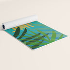 Moon Rise Tropical Landscape Yoga Mat Gallery Image 2