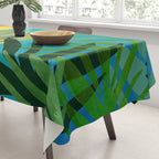 Moon Rise Tropical Landscape Tablecloth Gallery Image 3