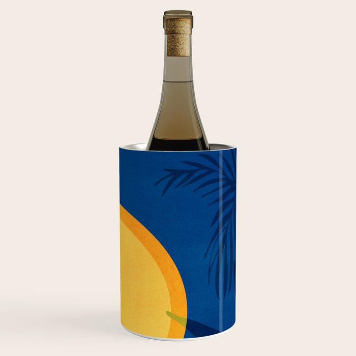 Moon Rise Tropical Landscape Wine Chiller Gallery Image 3