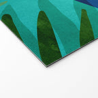 Moon Rise Tropical Landscape Welcome Mat Gallery Image 2