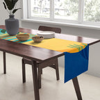 Moon Rise Tropical Landscape Table Runner Gallery Image 2
