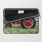 Vintage IH Farmall 450 Side View Red Tractor Laptop Sleeve Gallery Image 2
