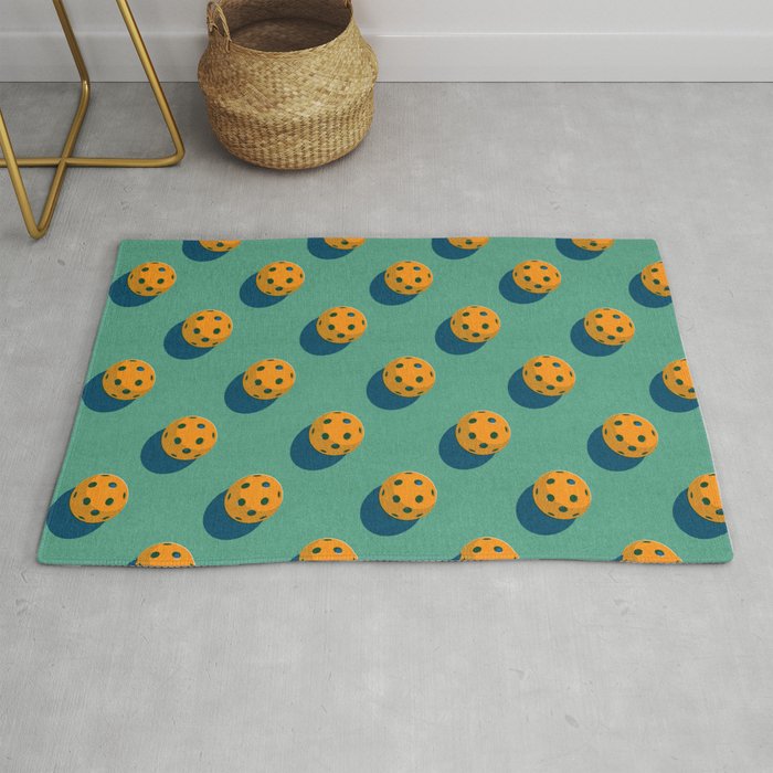 BALLS Pickleball - pattern Rug Gallery Image 1