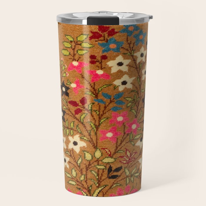 Kashan Vintage Central Persian Mat Print Travel Mug Gallery Image 1