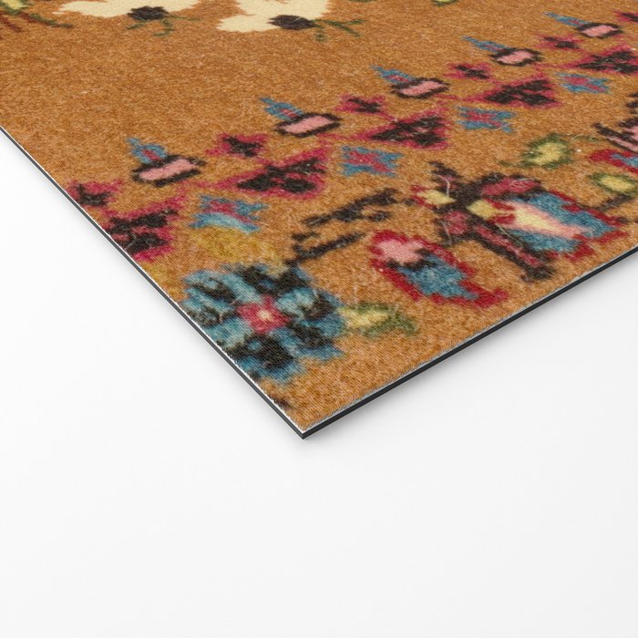 Kashan Vintage Central Persian Mat Print Welcome Mat Gallery Image 2